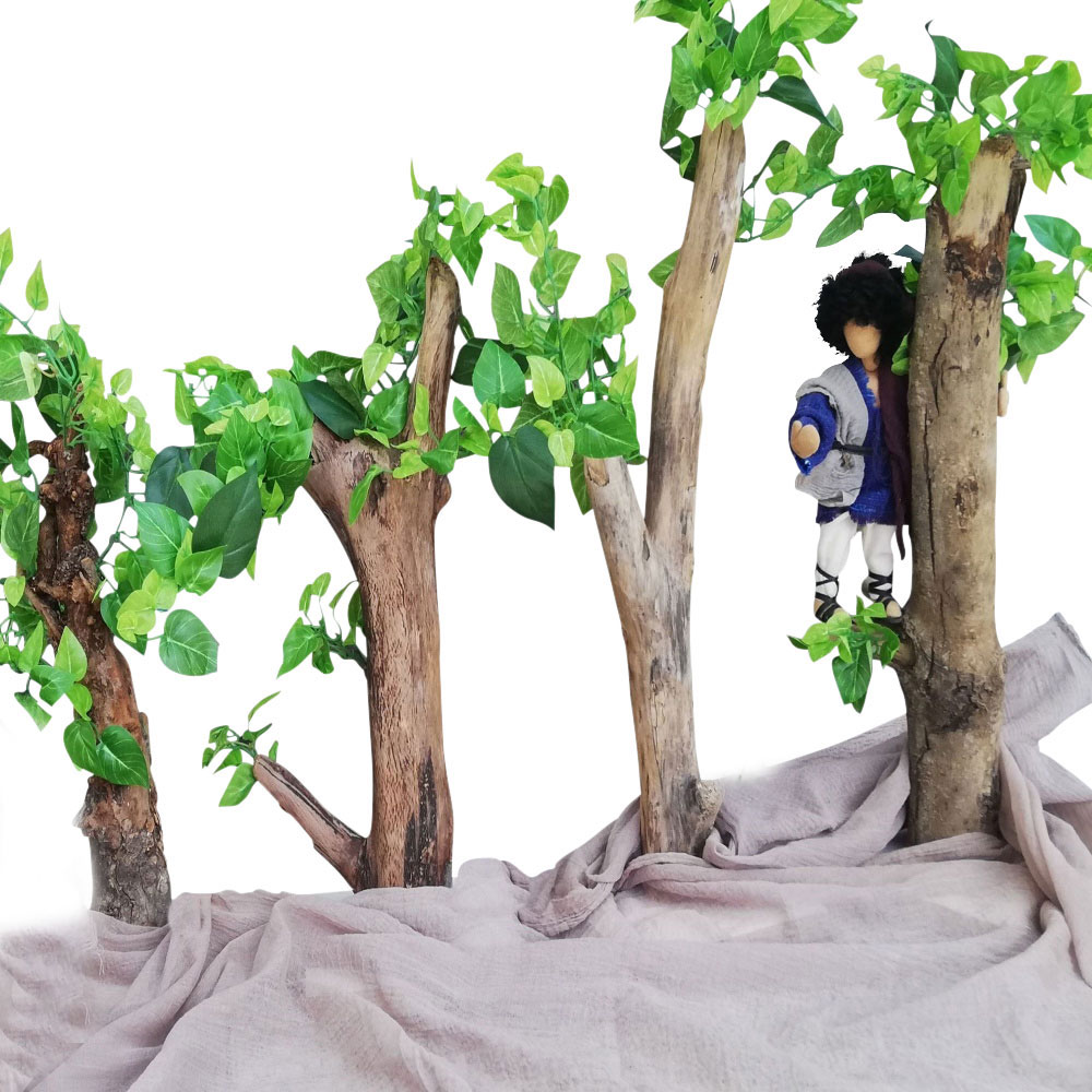 Baum aus Naturstamm - Handgefertigtes Einzelstück