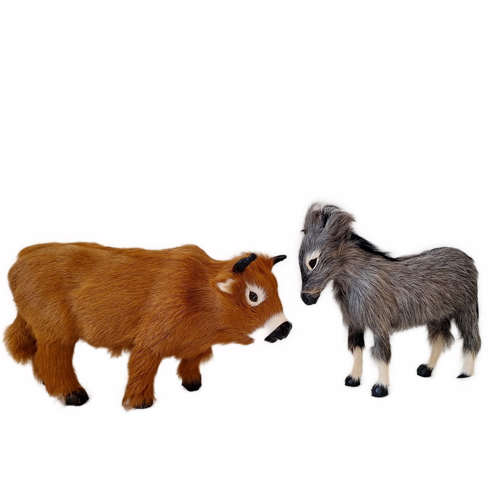 Ochse stehend   Esel stehend