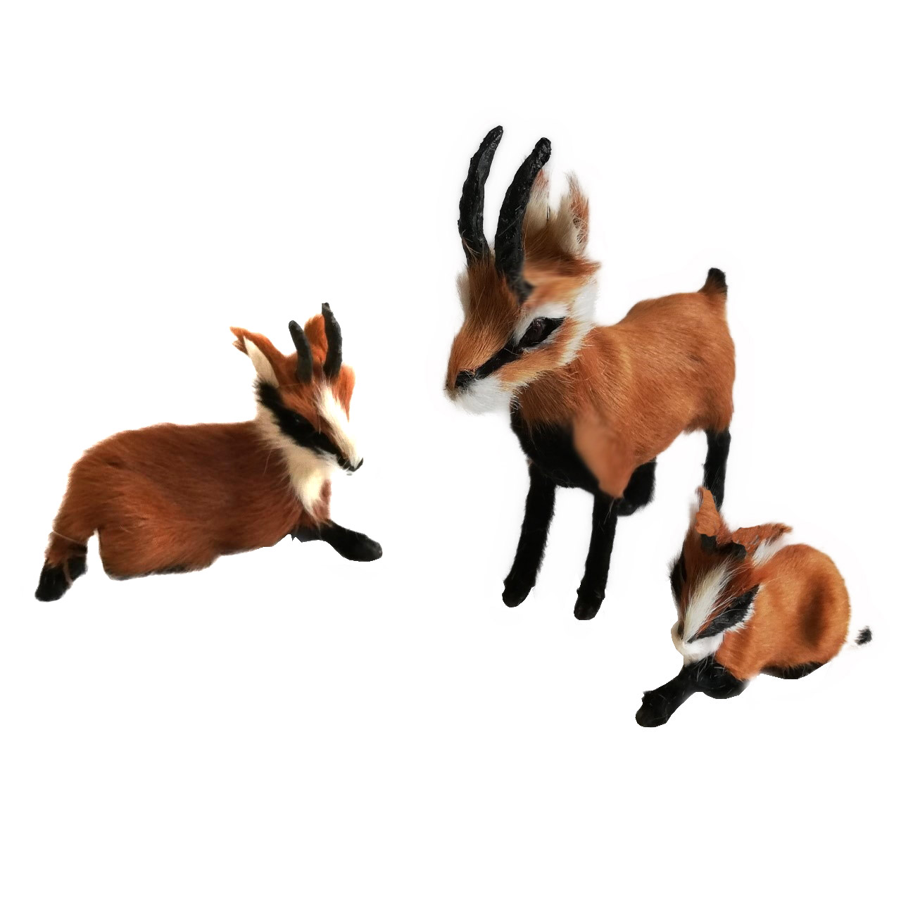 Ziege mit Ziegenlamm und Kitz