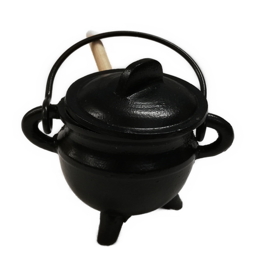 Gußeisener Topf zum Kochen und Räuchern